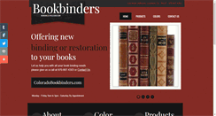 Desktop Screenshot of coloradobookbinders.com